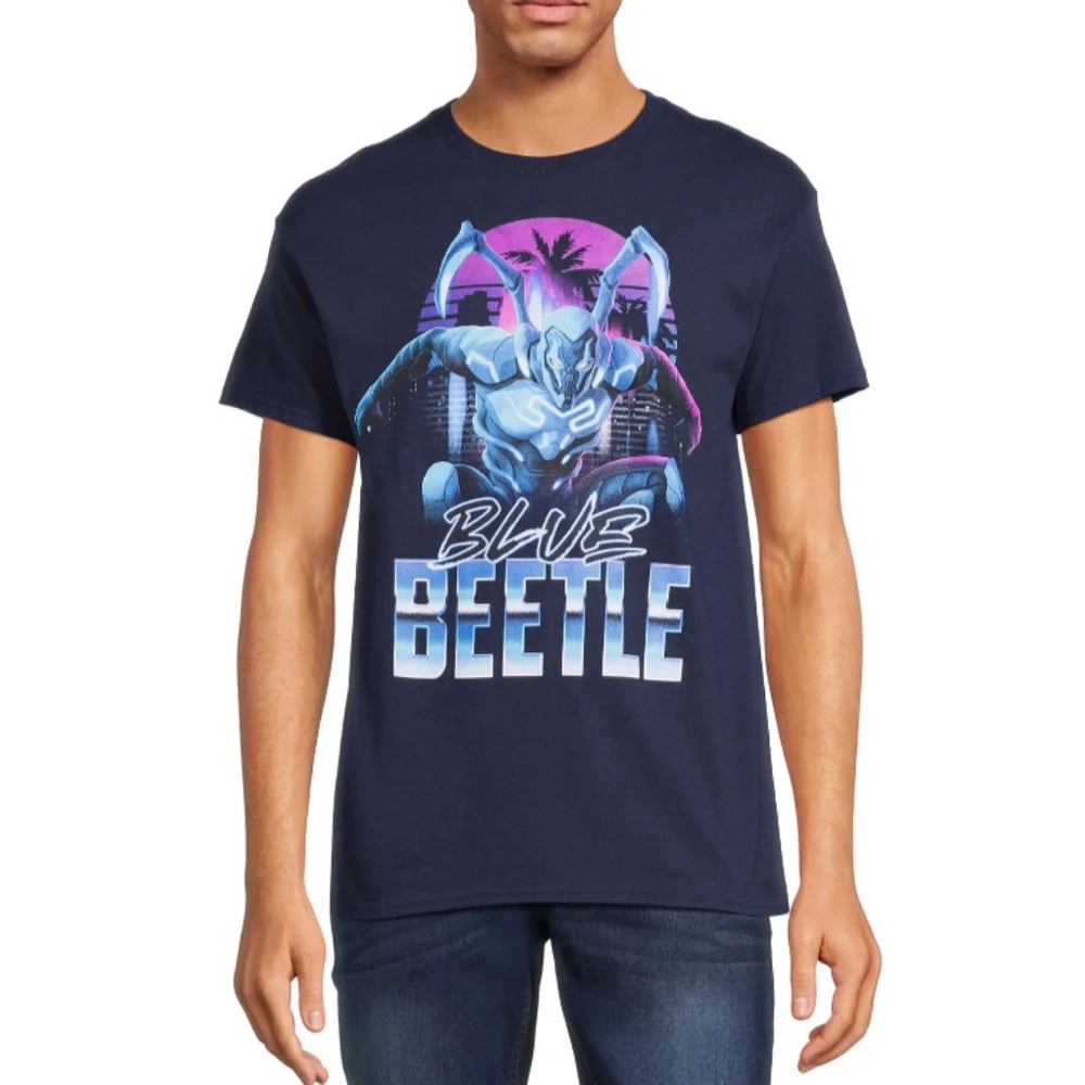 Blue Beetle Men's Size M (38-40) Graphic Tee Short sleeves